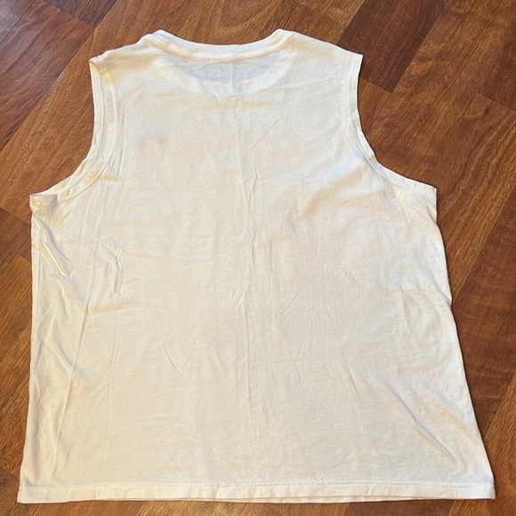 EUC Fifth Sun off white cotton muscle T - Picture 8 of 10